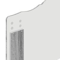 Testiera-Testata-Testiera Decorativa Grigio Sonoma 100 cm Legno multistrato 372404