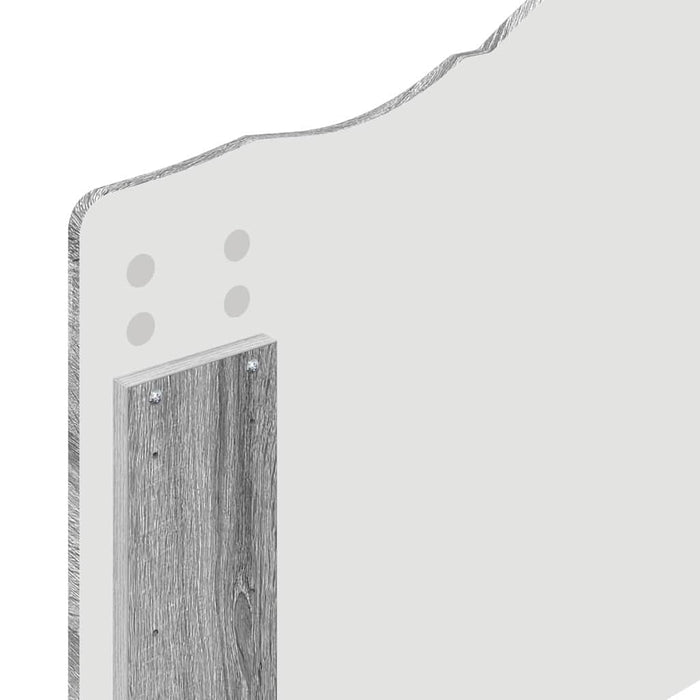 Testiera-Testata-Testiera Decorativa Grigio Sonoma 100 cm Legno multistrato 372404