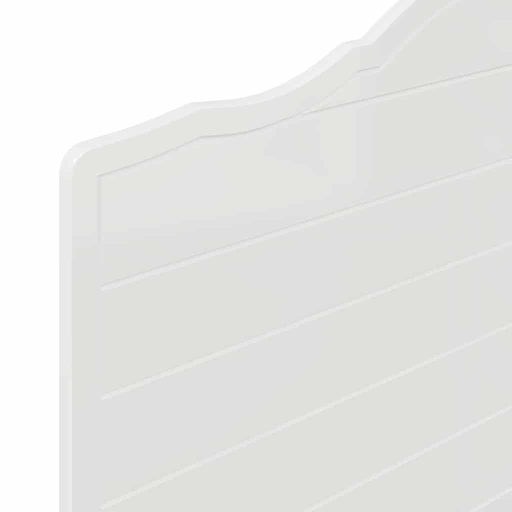 Testiera-Testata-Testiera Decorativa Bianco Lucido 90 cm Legno multistrato 710272