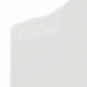 Testiera-Testata-Testiera Decorativa Bianco Lucido 90 cm Legno multistrato 710272