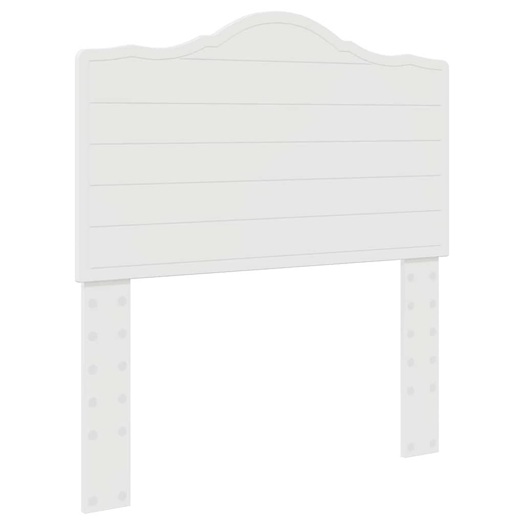 Testiera-Testata-Testiera Decorativa Bianco Lucido 90 cm Legno multistrato 710272