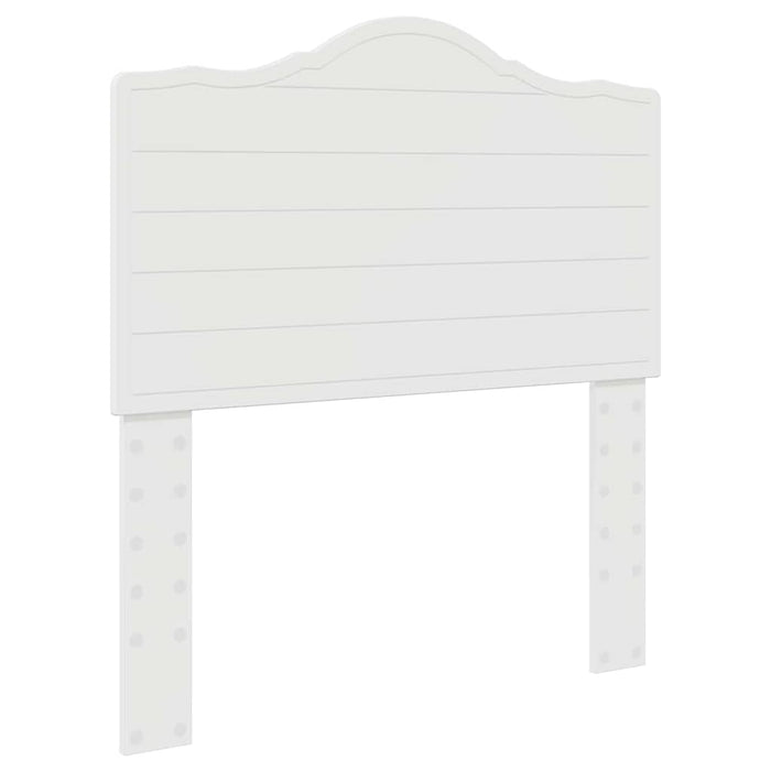 Testiera-Testata-Testiera Decorativa Bianco Lucido 90 cm Legno multistrato 710272