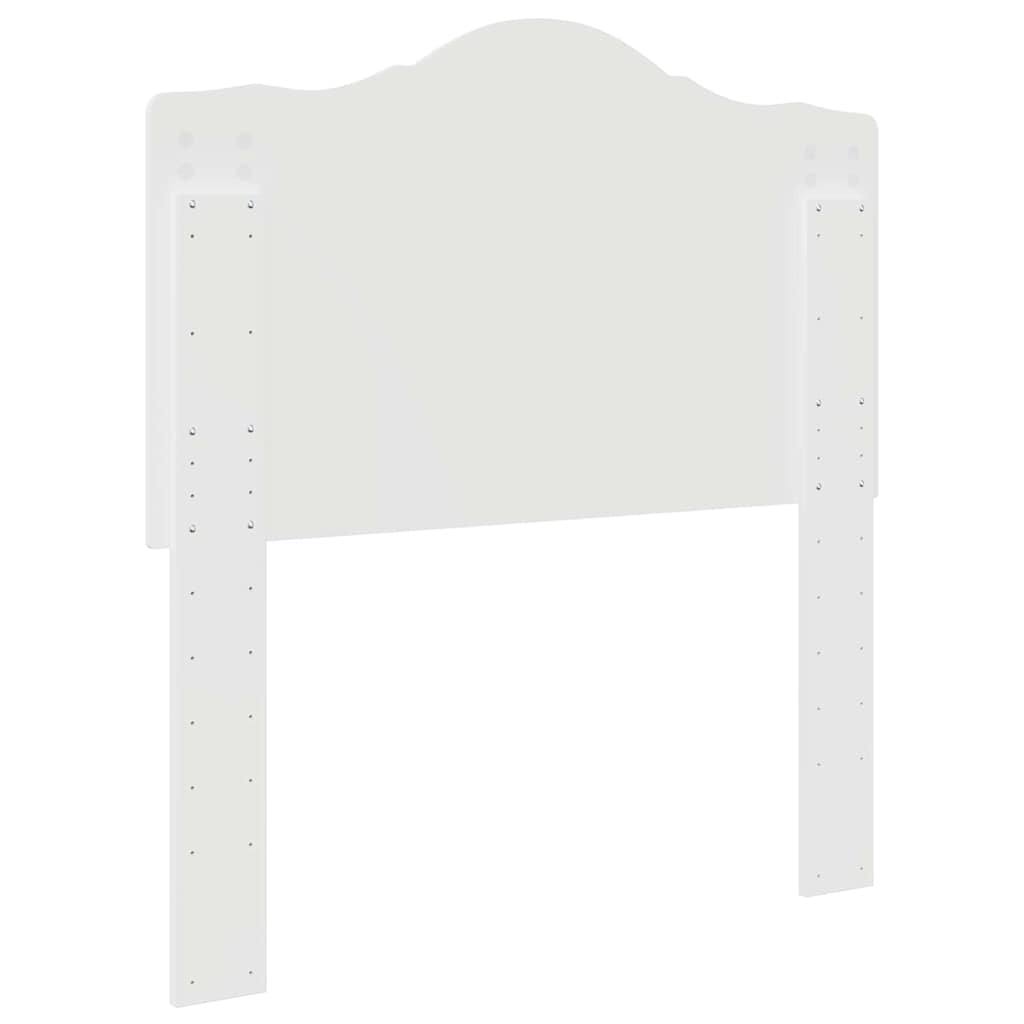 Testiera-Testata-Testiera Decorativa Bianco Lucido 90 cm Legno multistrato 710272