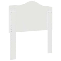 Testiera-Testata-Testiera Decorativa Bianco Lucido 90 cm Legno multistrato 710272