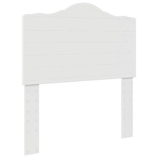 Testiera-Testata-Testiera Decorativa Bianco 75 cm Legno multistrato 575334