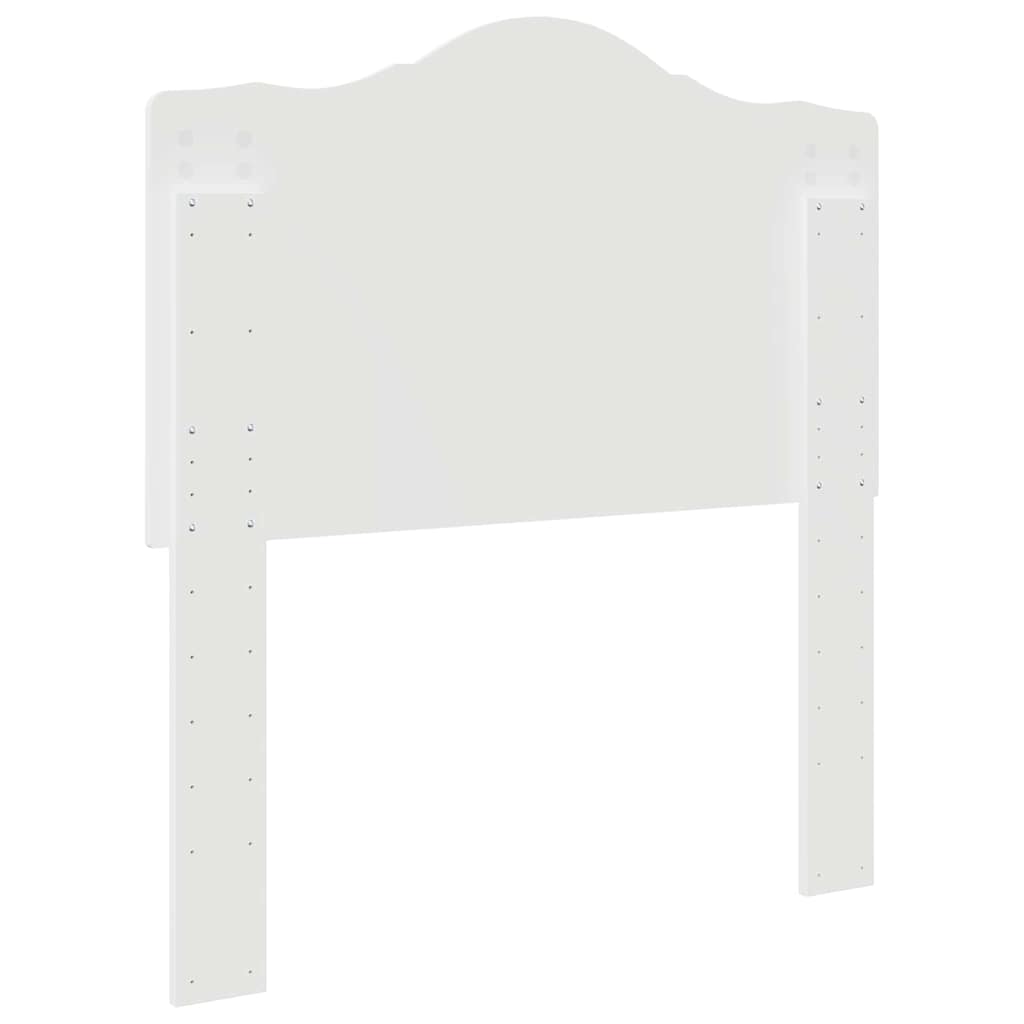 Testiera-Testata-Testiera Decorativa Bianco 75 cm Legno multistrato 575334