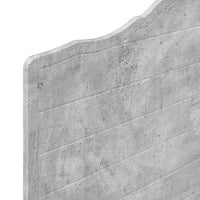 Testiera-Testata-Testiera Decorativa Grigio cemento 75 cm Legno multistrato 186722