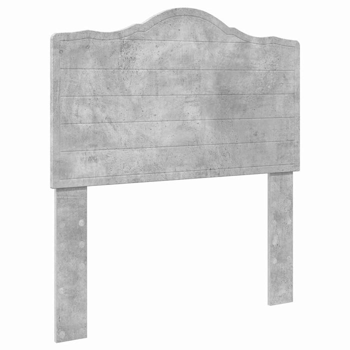 Testiera-Testata-Testiera Decorativa Grigio cemento 75 cm Legno multistrato 186722