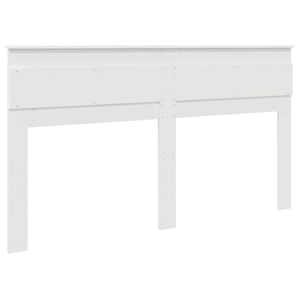 Testiera-Testata-Testiera Decorativa Bianco 180 cm Legno multistrato 682497