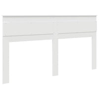 Testiera-Testata-Testiera Decorativa Bianco 180 cm Legno multistrato 682497