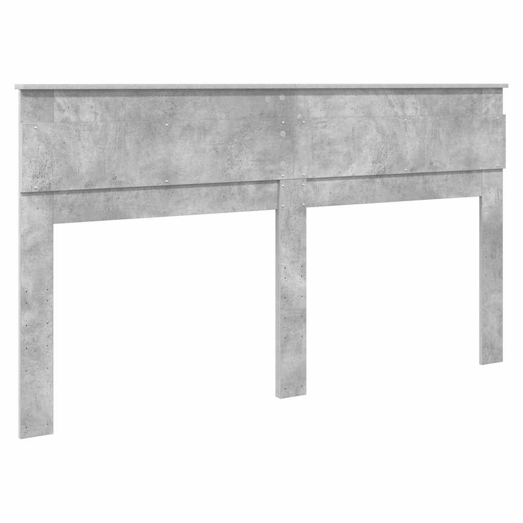 Testiera-Testata-Testiera Decorativa Grigio cemento 180 cm Legno multistrato 647689