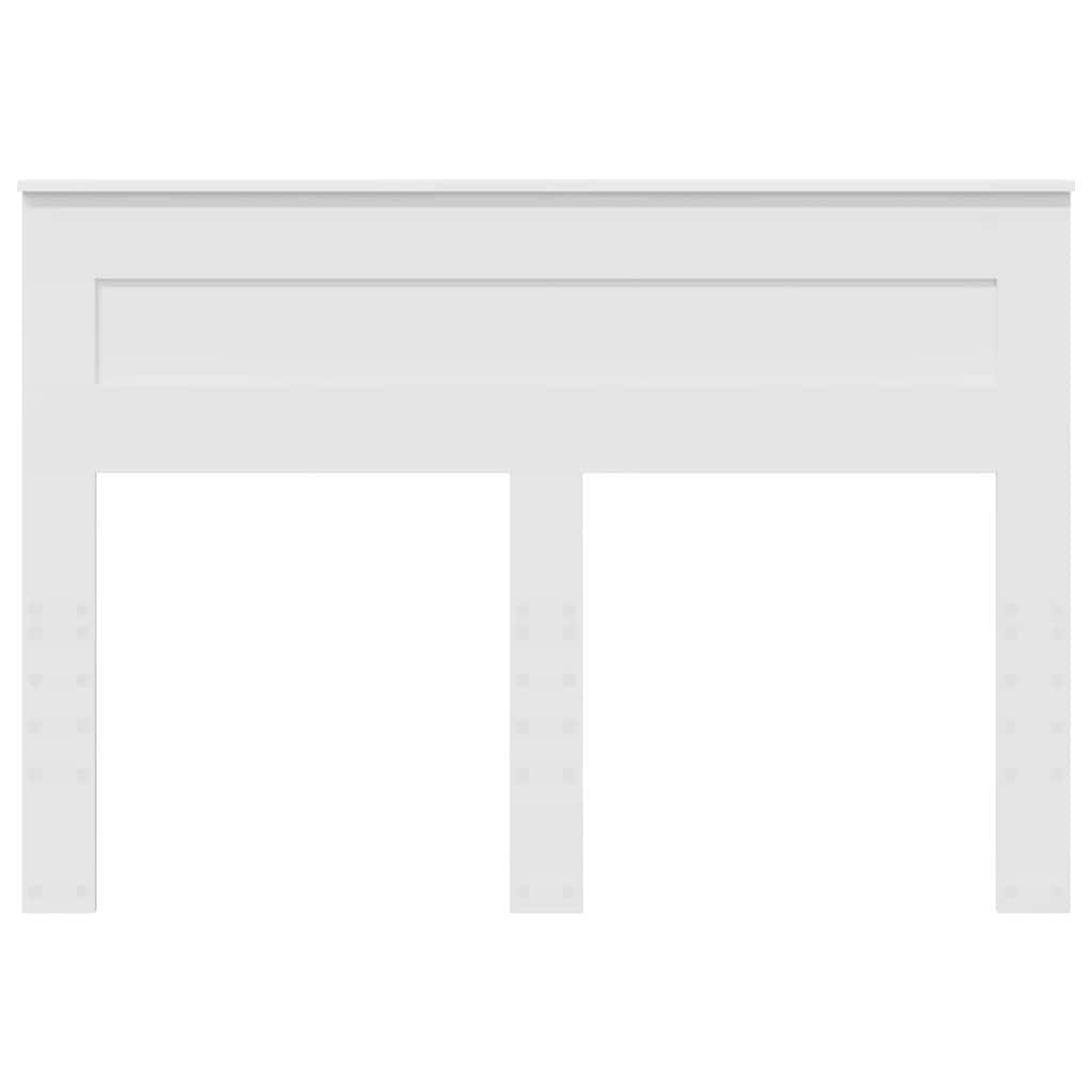 Testiera con testiera Bianco 140 cm Legno multistrato 888109