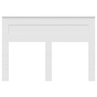 Testiera con testiera Bianco 140 cm Legno multistrato 888109