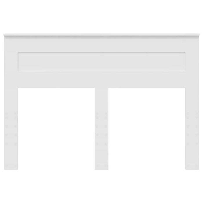 Testiera con testiera Bianco 140 cm Legno multistrato 888109