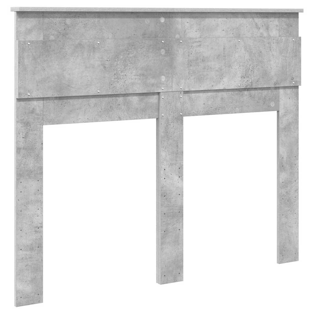 Testiera-Testata-Testiera Decorativa Grigio cemento 135 cm Legno multistrato 137318