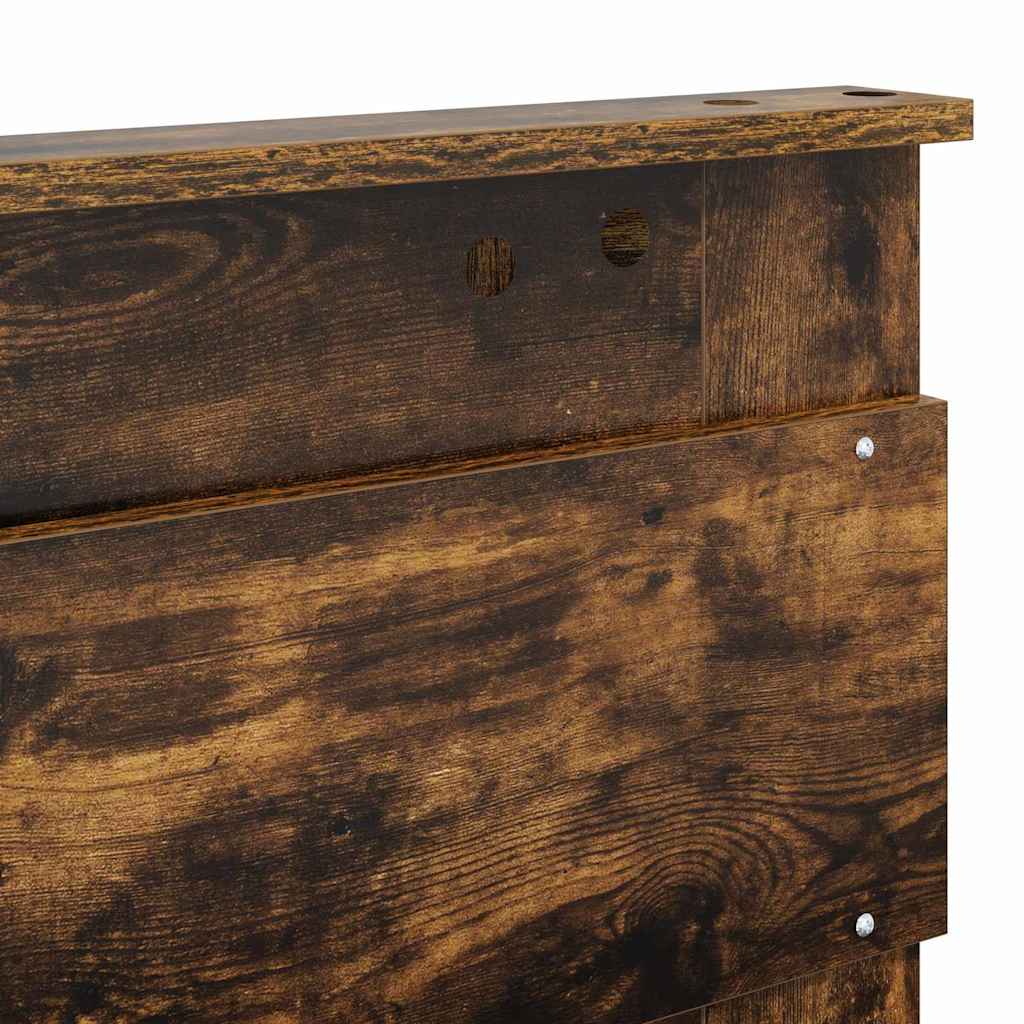 Testiera-Testata-Testiera Decorativa Rovere fum¨¦ 120 cm Legno multistrato 464396