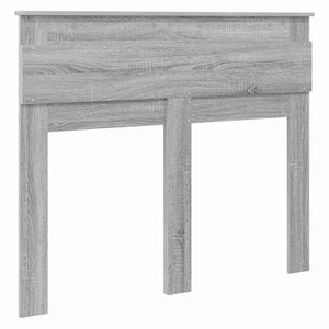 Testiera-Testata-Testiera Decorativa Grigio Sonoma 120 cm Legno multistrato 807416