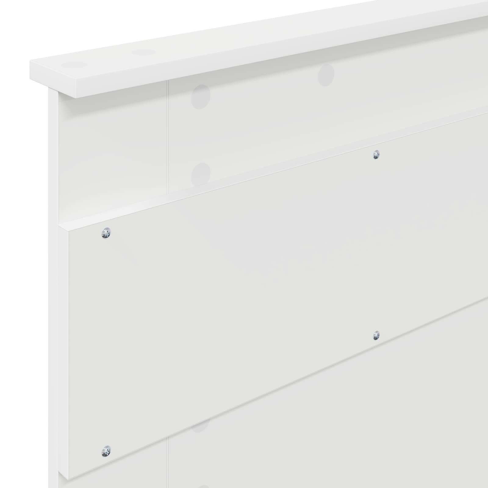 Testiera con testiera Bianco 100 cm Legno multistrato 888133