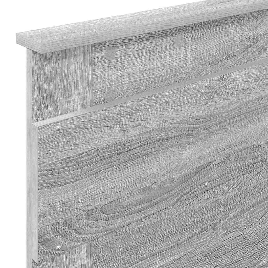 Testiera-Testata-Testiera Decorativa Grigio Sonoma 100 cm Legno multistrato 809132