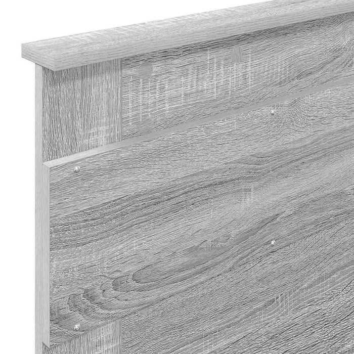 Testiera-Testata-Testiera Decorativa Grigio Sonoma 100 cm Legno multistrato 809132