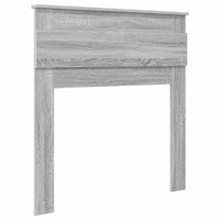Testiera-Testata-Testiera Decorativa Grigio Sonoma 100 cm Legno multistrato 809132