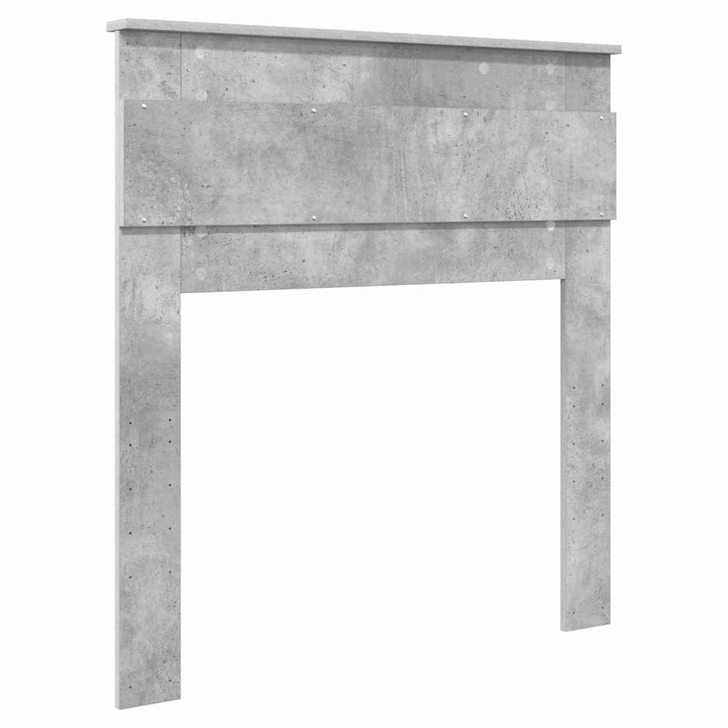 Testiera-Testata-Testiera Decorativa Grigio cemento 90 cm Legno multistrato 161707