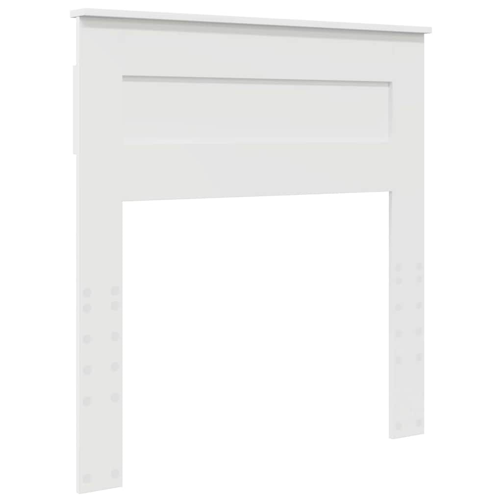 Testiera-Testata-Testiera Decorativa Bianco 75 cm Legno multistrato 751324