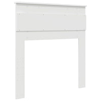 Testiera-Testata-Testiera Decorativa Bianco 75 cm Legno multistrato 751324