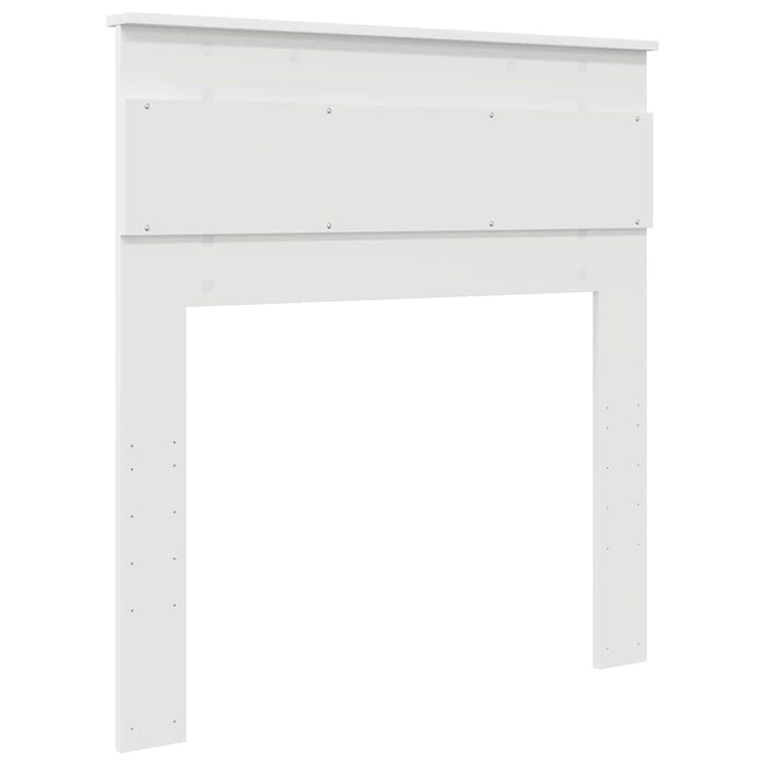 Testiera-Testata-Testiera Decorativa Bianco 75 cm Legno multistrato 751324