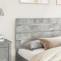 Testiera-Testata-Testiera Decorativa Grigio cemento 180 cm Legno multistrato 503945