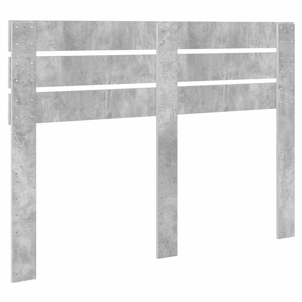 Testiera-Testata-Testiera Decorativa Grigio cemento 160 cm Legno multistrato 891243