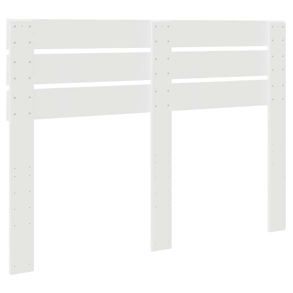 Testiera-Testata-Testiera Decorativa Bianco 150 cm Legno multistrato 252495