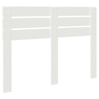 Testiera-Testata-Testiera Decorativa Bianco 150 cm Legno multistrato 252495