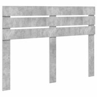 Testiera-Testata-Testiera Decorativa Grigio cemento 140 cm Legno multistrato 475876
