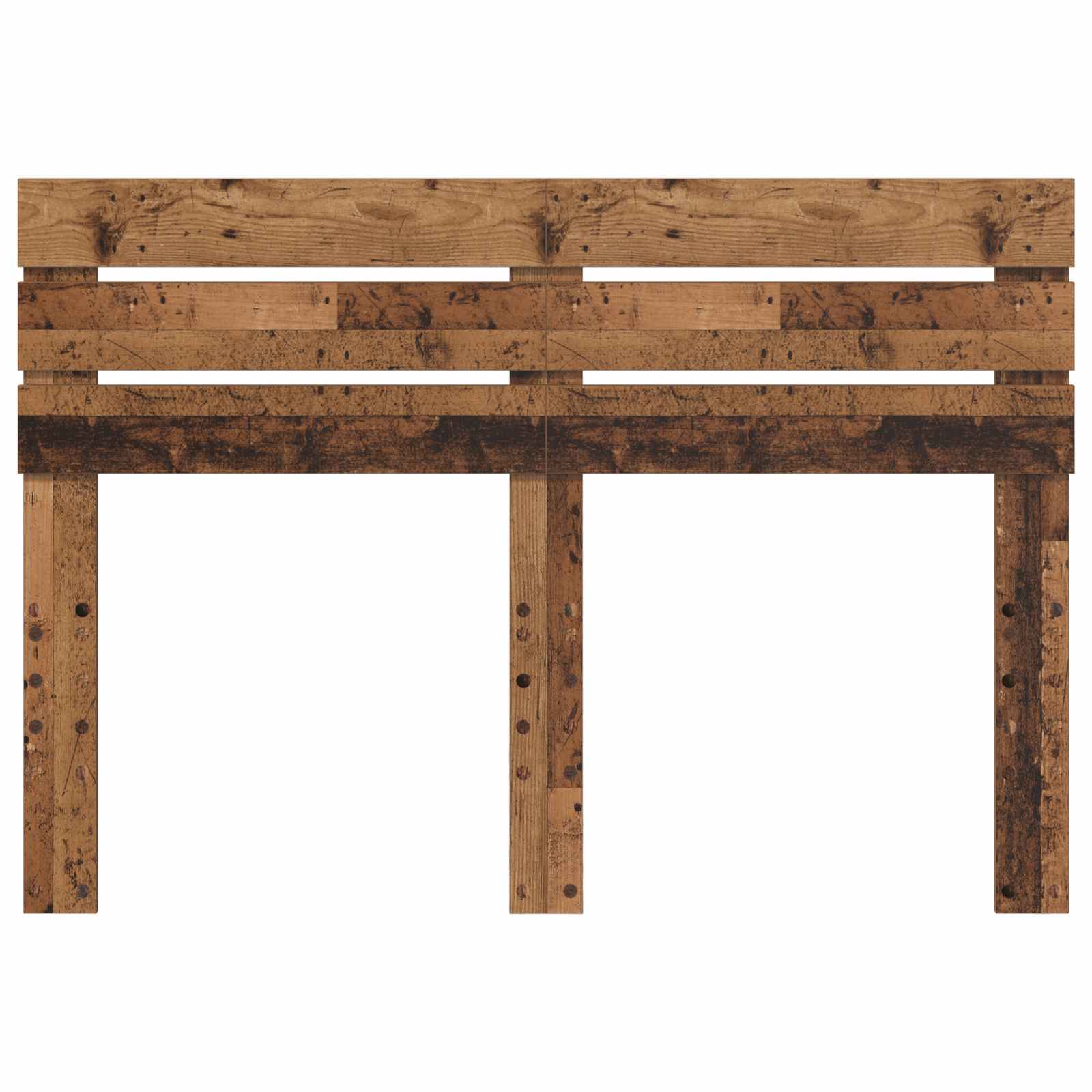 Testiera con testiera Legno vecchio 140 cm Legno multistrato 888203