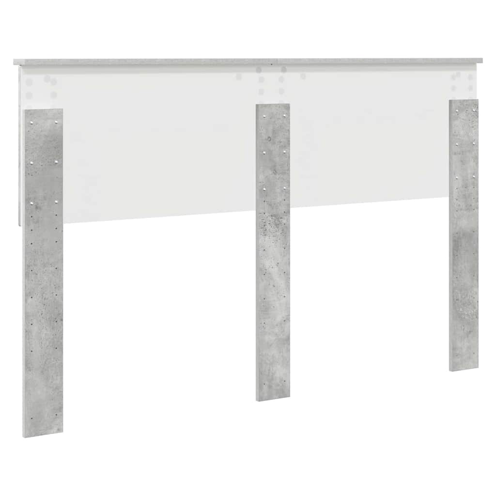 Testiera-Testata-Testiera Decorativa Grigio cemento 160 cm Legno multistrato 863237