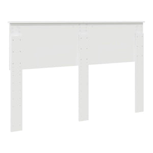 Testiera-Testata-Testiera Decorativa Bianco 150 cm Legno multistrato 703389