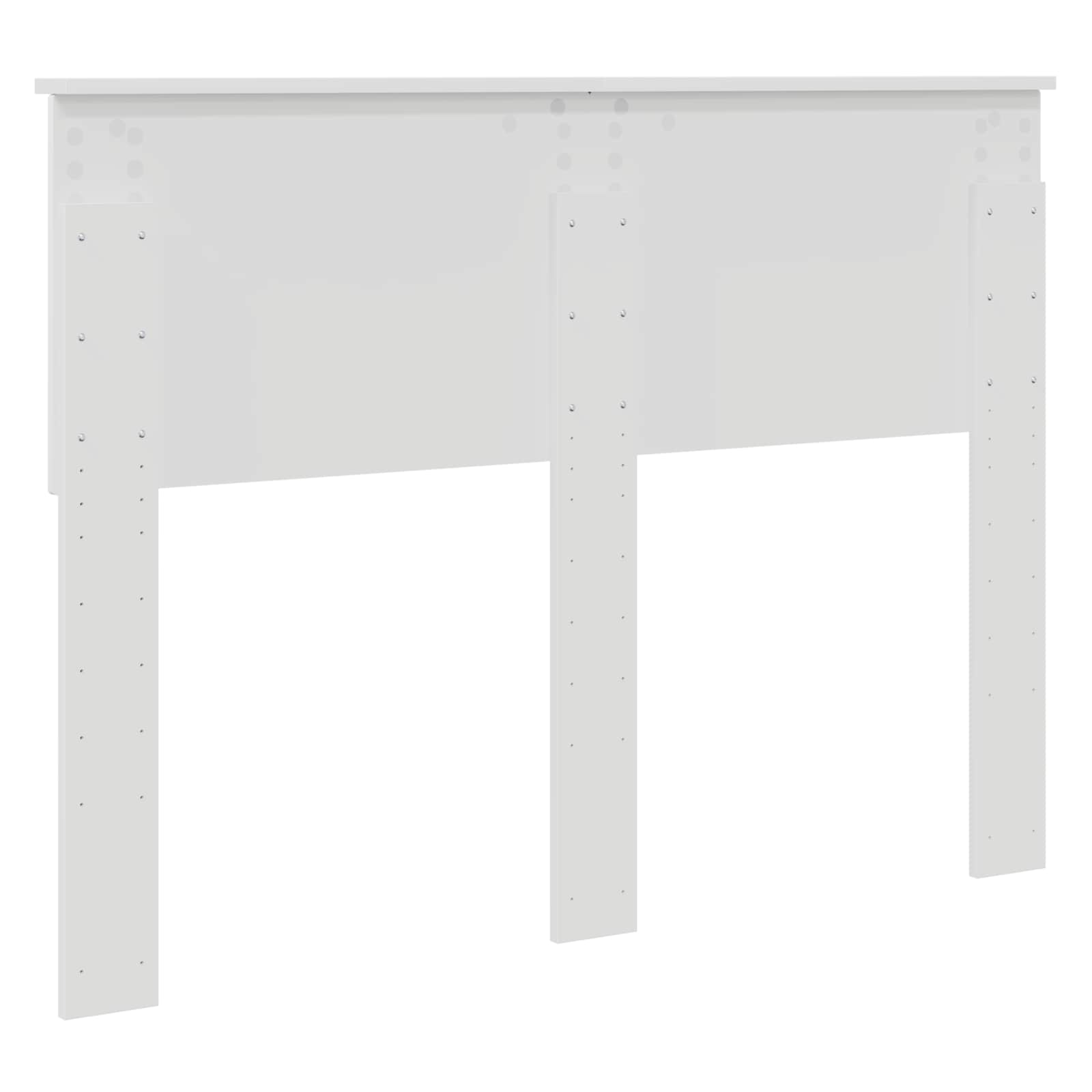 Testiera con testiera Bianco 120 cm Legno multistrato 888319