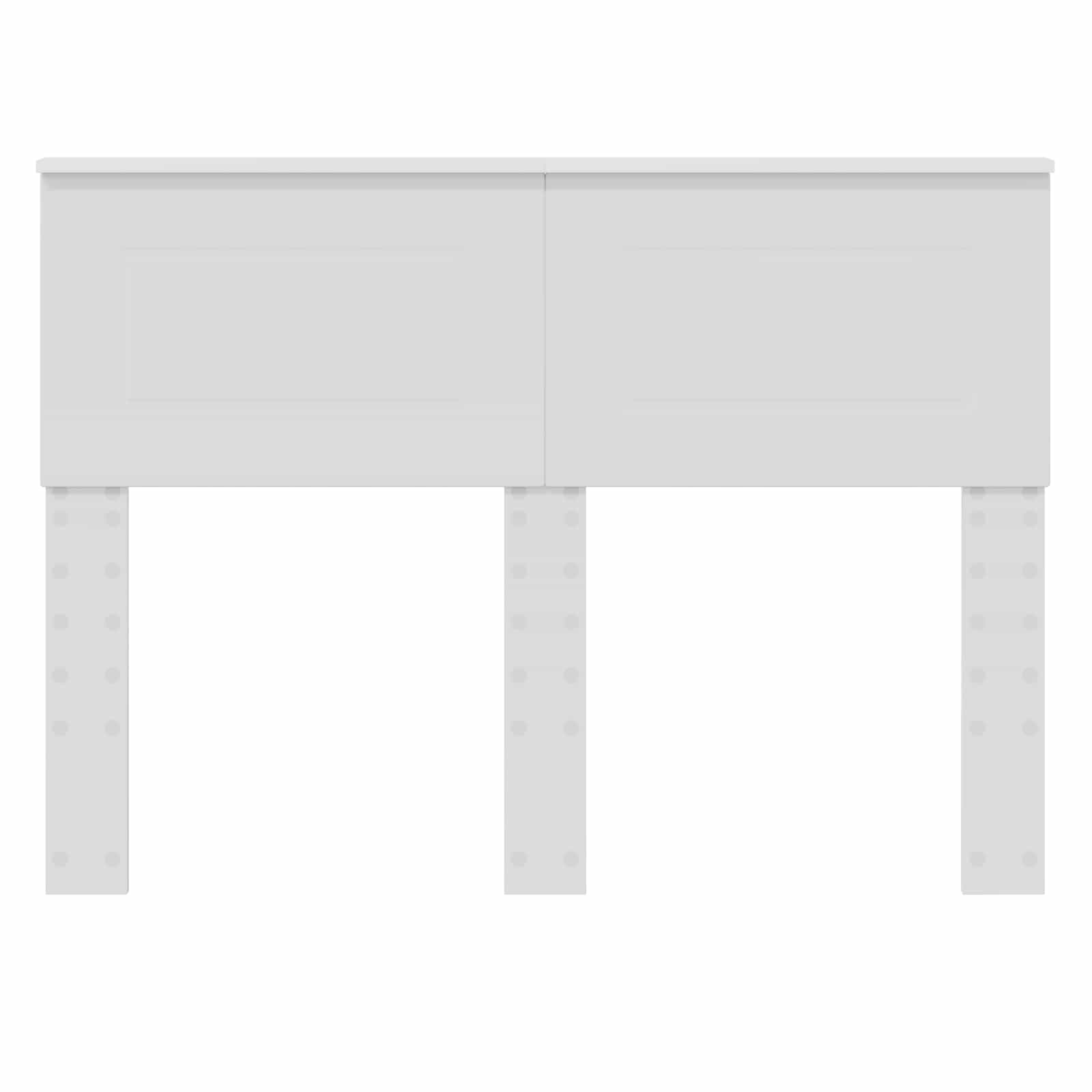 Testiera con testiera Bianco 120 cm Legno multistrato 888319