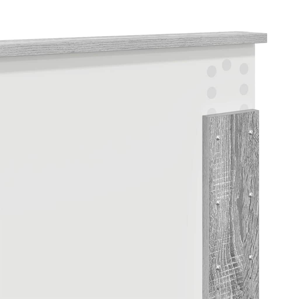 Testiera-Testata-Testiera Decorativa Grigio Sonoma 120 cm Legno multistrato 905571