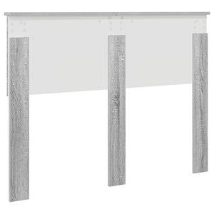 Testiera-Testata-Testiera Decorativa Grigio Sonoma 120 cm Legno multistrato 905571