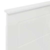 Testiera-Testata-Testiera Decorativa Bianco Lucido 100 cm Legno multistrato 587374