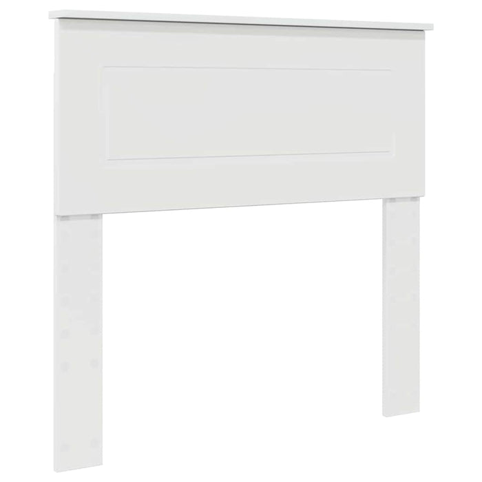 Testiera-Testata-Testiera Decorativa Bianco Lucido 100 cm Legno multistrato 587374
