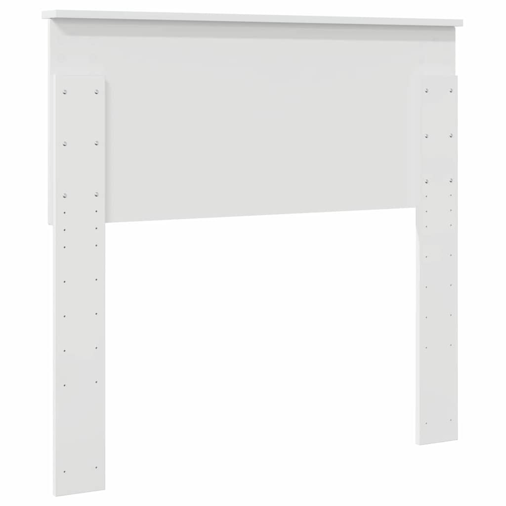 Testiera-Testata-Testiera Decorativa Bianco Lucido 100 cm Legno multistrato 587374