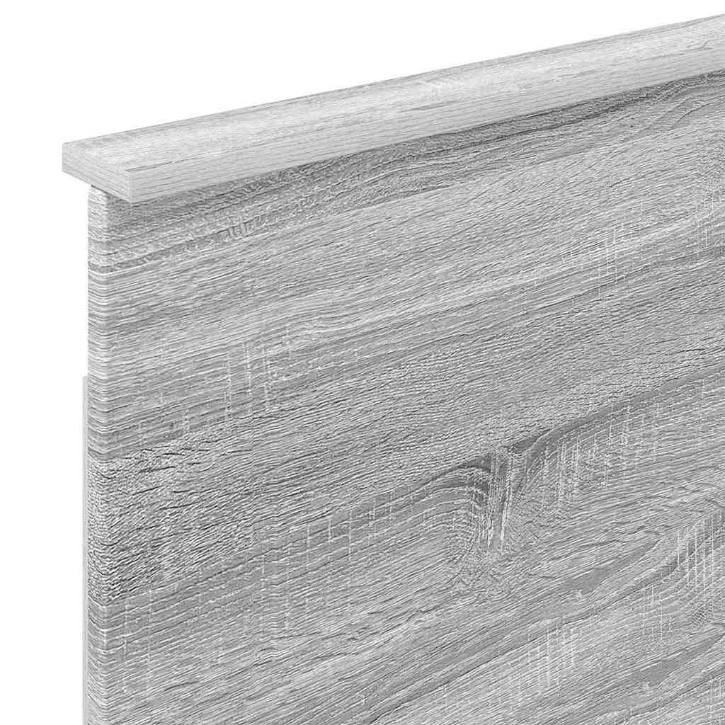Testiera-Testata-Testiera Decorativa Grigio Sonoma 100 cm Legno multistrato 547856