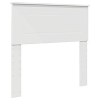 Testiera-Testata-Testiera Decorativa Bianco 80 cm Legno multistrato 232574