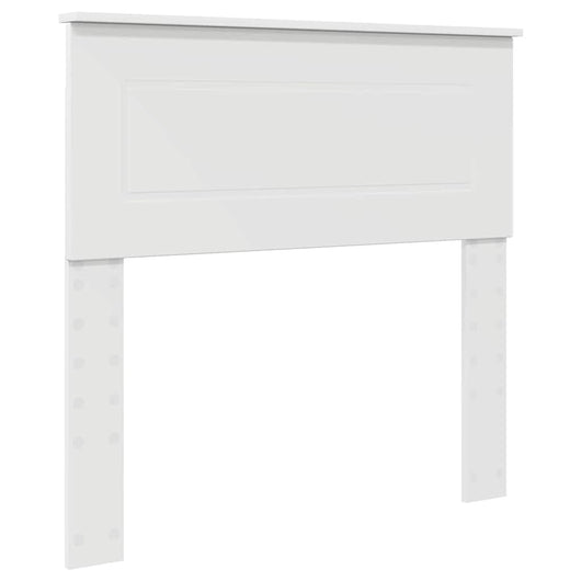 Testiera-Testata-Testiera Decorativa Bianco 80 cm Legno multistrato 232574