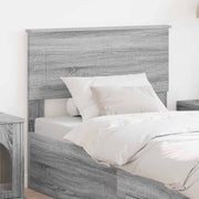 Testiera con testiera Grigio Sonoma 80 cm Legno multistrato 888359