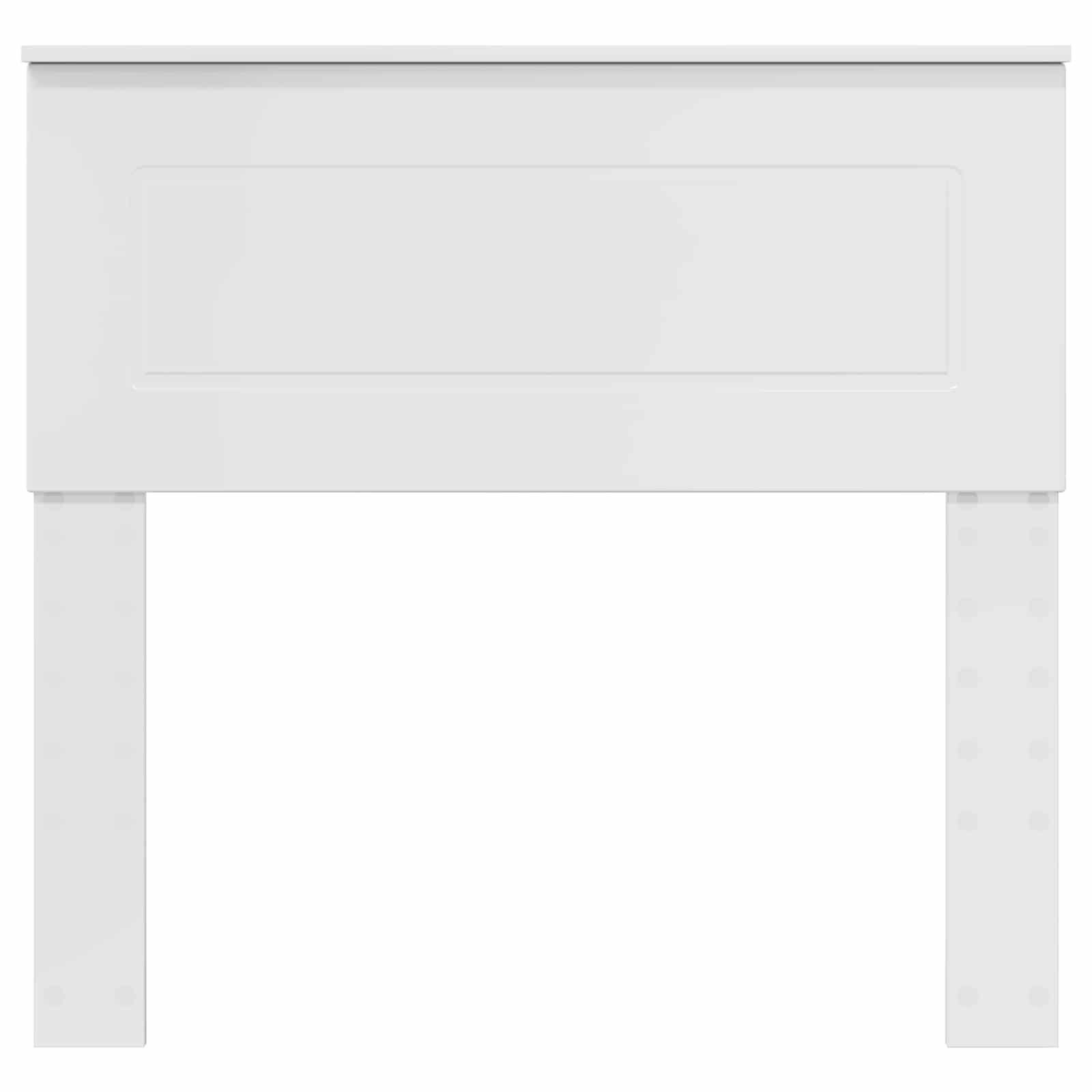 Testiera con testiera Bianco Lucido 75 cm Legno multistrato 888368