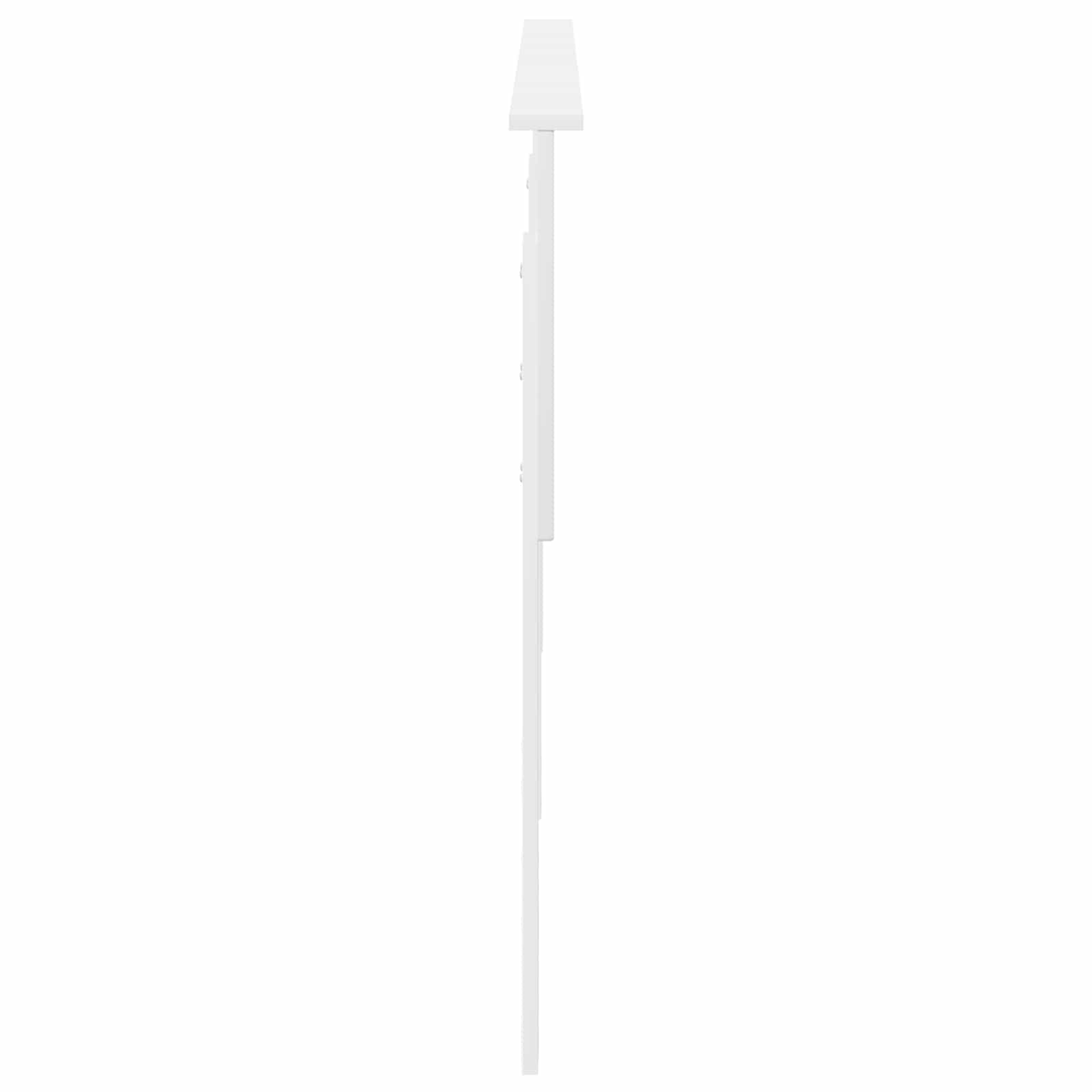 Testiera con testiera Bianco 200 cm Legno multistrato 888374